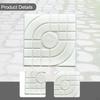 Concrete Brick Molde Walk Maker Reusable Floor Square Pavement Path for Sidewalk
