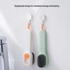 Versatile Shoe Cleaning Brush with Soft Bristles and Press-Type Liquid Dispenser - Gentle on Shoes
