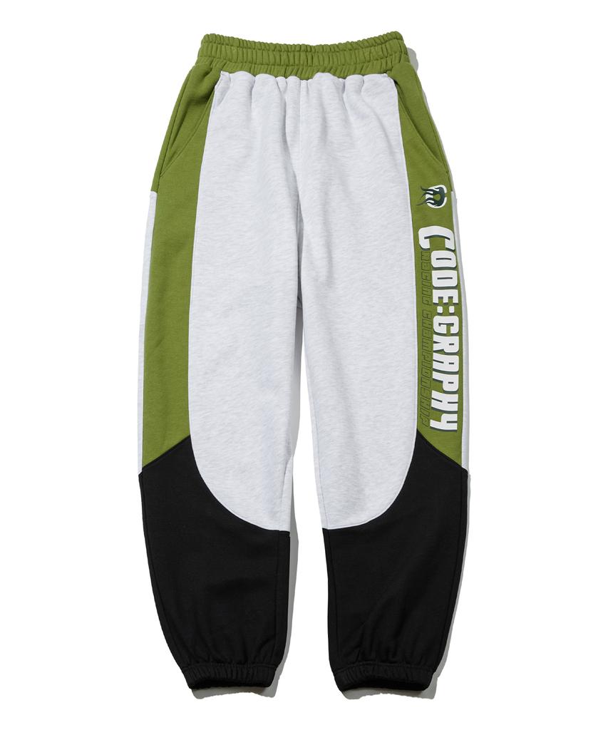 CGP Racing Color Block Training Jogger Pants_Olive