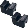 Universal Car Maintenance Lift Rubber Jack Pad Attachment (Square Shape, W2.5 Inches (63 Mm),