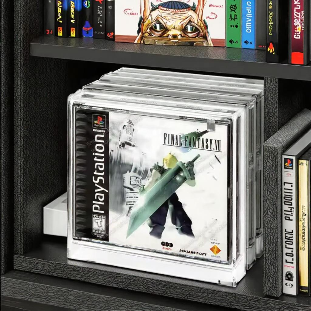 Современный Экологичный Прозрачный Акриловый Кейс-Дисплей B для CD Игр, Многодисковый Акриловый Органайзер, Защитный Бокс