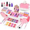 Makeup Set for Girls Makeup Set for Girls Toys Children Makeup Set Kids Cosmetics Elementary School Girls Present 3 4 5 6 7 8 9 10 11 12 13 Year Old
