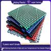 PVC Interlocking Anti-Slip Floor Mat for Shower, Kitchen, Bathroom, Toilet, Pool - Water-Permeable and Hollow Design