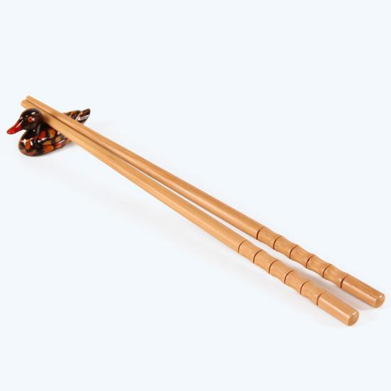 10 Pair Wooden Chopsticks Burr Free Comfortable Grip Reusable Handmade Natural Bamboo Wood Chopsticks Daily