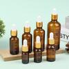 5 мл-100 мл флаконы-капельницы со шкалой реагент глазные капли янтарное стекло ароматерапия жидкость пипетка флакон многоразового использования бутылки для путешествий