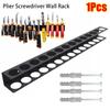 1Pcs Workshop Accessory Screwdriver Wall Rack Hammer Plier Tool Storage Organizer Pliers Holder