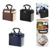 With Hard Liner Insulated Picnic  Bag Durable Cooler Bag Portable Food Thermal Bag  Camping