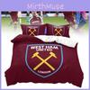 United West Ham Digital Print Duvet Cover Pillowcase Set Bedroom Bedding Gift