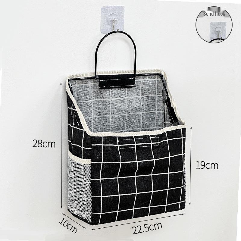 Wall-Mounted Hanging Storage Bag for Dormitory and Door