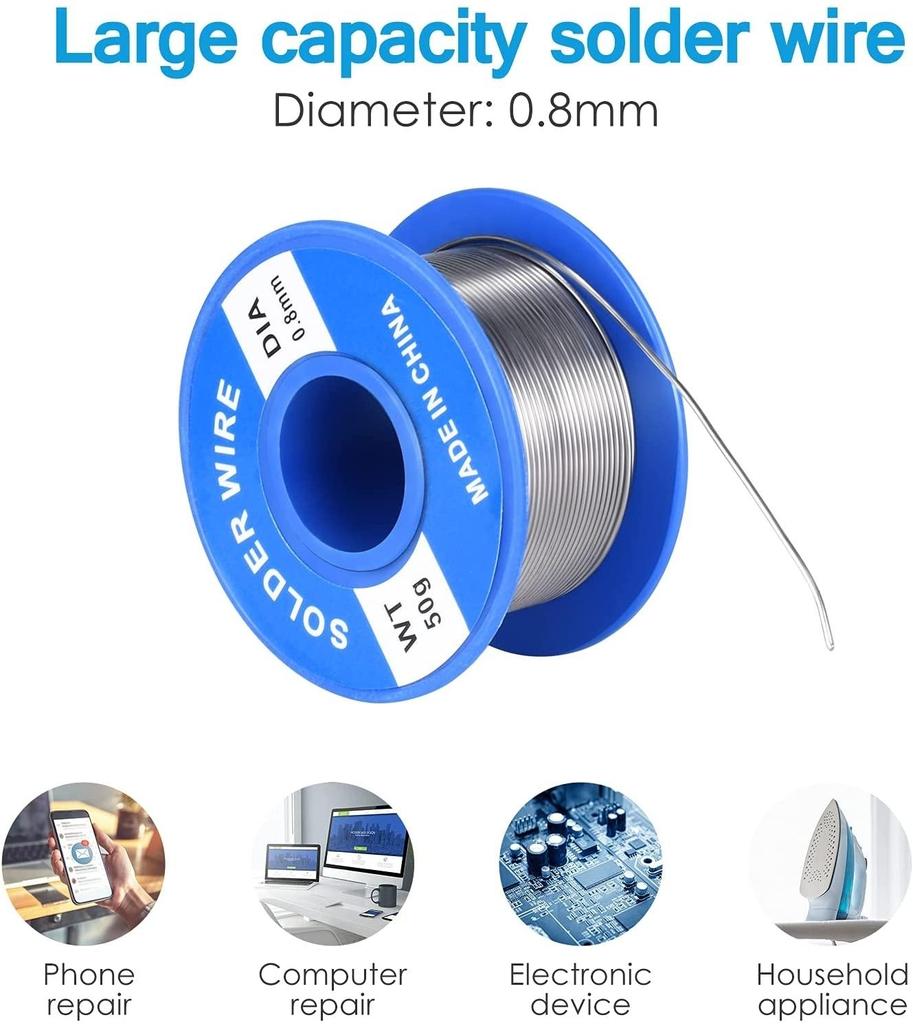 Soldering Iron Kit Electric 80W 220V 110V Adjustable Temperature Soldering Gun Wire Welding Tools