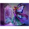 Full 5D Diy Diamond Painting Purple Butterfly Girl Embroidery Cross Stitch Home Decor Handmade Gift