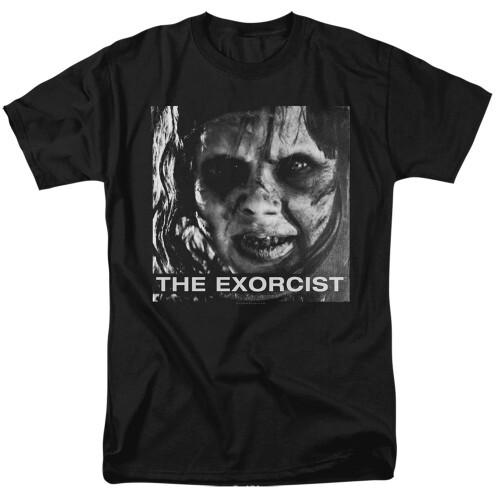 The Exorcist Regan Approach Adult 18/1 T-Shirt Black Unisex T-Shirt