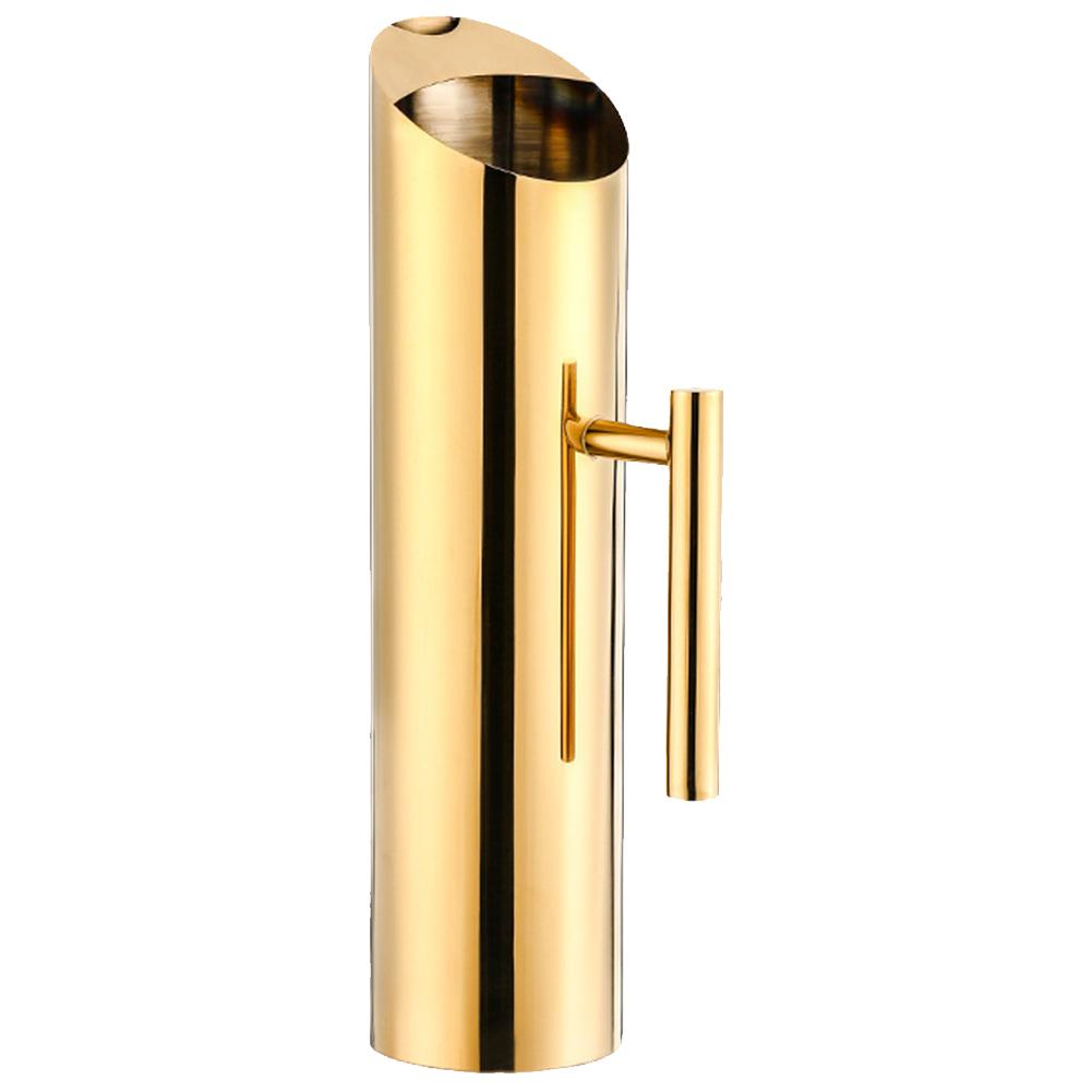 1.5/2L Gold Juice Pot Large Capacity Stainless Steel Modern Drinks Pitcher Red Wine Divider Container for Home Restaurant Bar