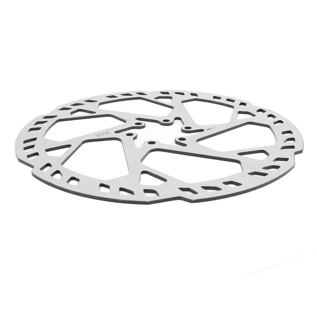 Тормозной диск для скутера толщиной 2,3 мм, 6 винтов, замена тормозного диска для электроскутера 203 мм