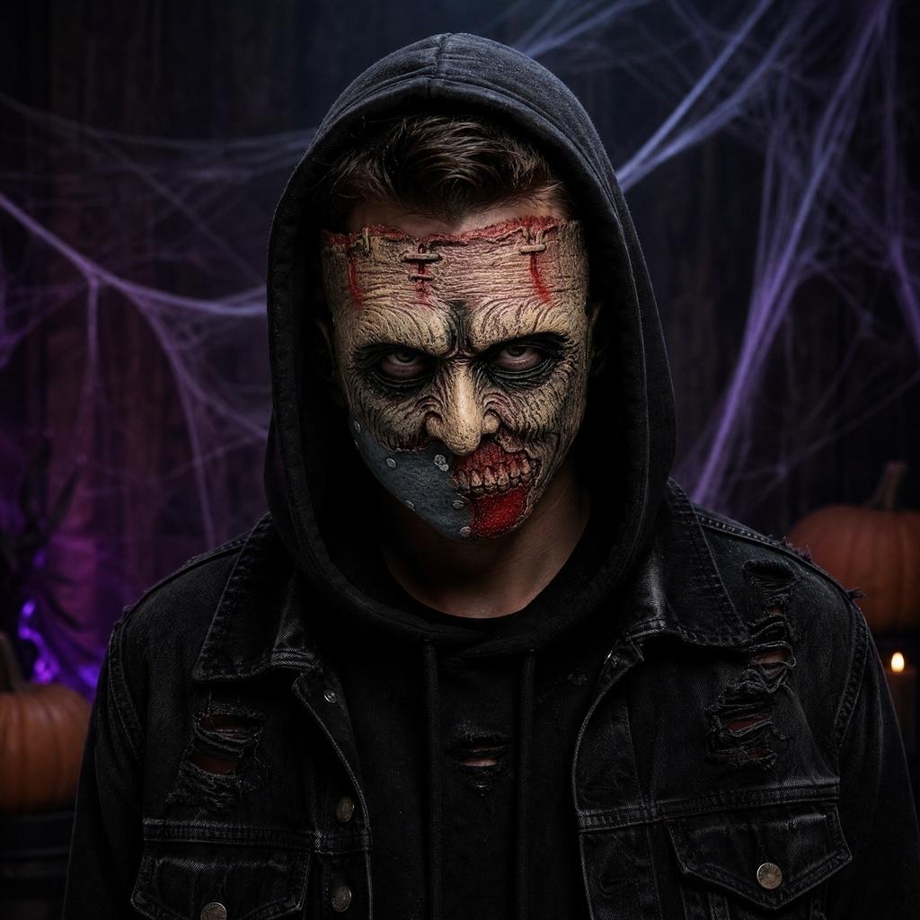 3D Halloween Scary Costume for Cosplay Party
