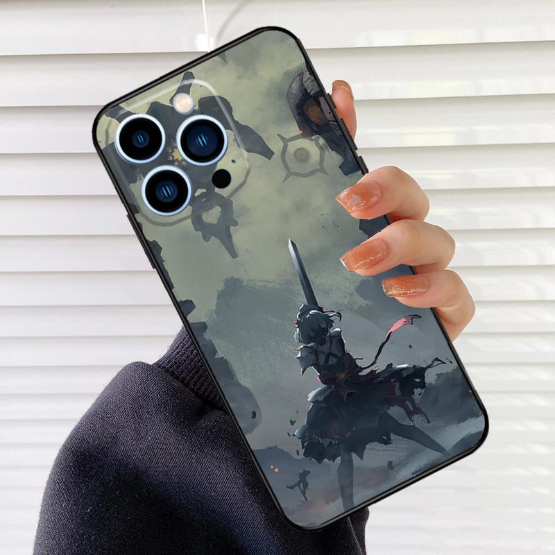 Чехол для телефона Genshin Impact из аниме-игры Для iPhone 16 14 13 12 11 15 17 Pro Max mini 15 16 Plus 16e 17 Air Cover Fundas