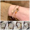 Exquisite Charm Rice Bead Bracelet Stone Bead Hand Ring New Chinese Style Hand Rope  Decoration