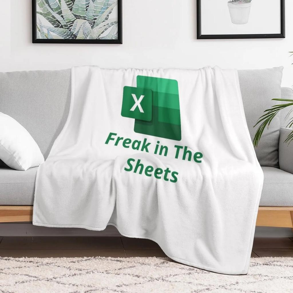 Freak in The sheets spreadsheets , Excel Throw Blanket Weighted Summer Beddings Multi-Purpose halloween Blankets