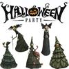 Whimsical Witch Resin Craft For Home And Garden Enhancement During Halloween