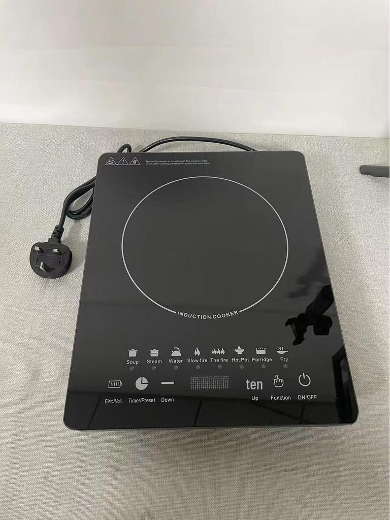 Ultra-thin Microcrystalline Induction Cooker with Touch Screen - Kitchen Appliance & Gift