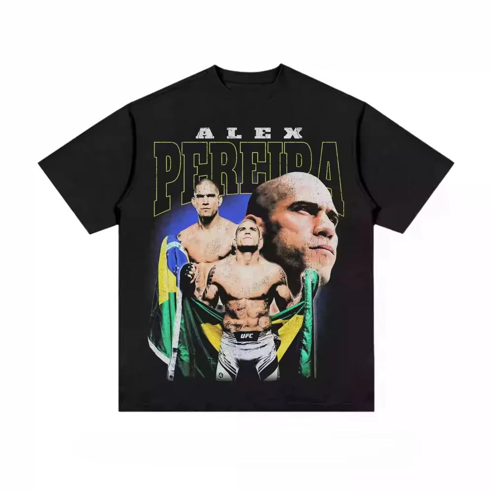 UFC Star Printed Cotton Tee 2026 New Y2k Fashion Style Unisex Unisex Unisex Casual Summer Streetwear Short Sleeve Tops