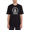 Футболка Volcom Crisp Stone с коротким рукавом, Черный, Большой