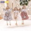 1PCS Christmas Tree Decorations Cute Angel Doll Girl Pendant Navidad 2024 New Year Christmas Tree Ornaments Xmas Gift for Kids