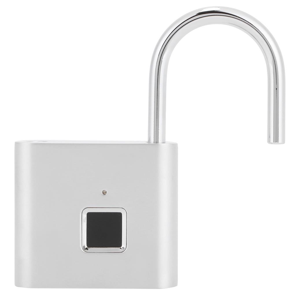 Fingerprint Padlock AntiTheft Intelligent Electronic Lock for Home Office Cabinet Dormitory