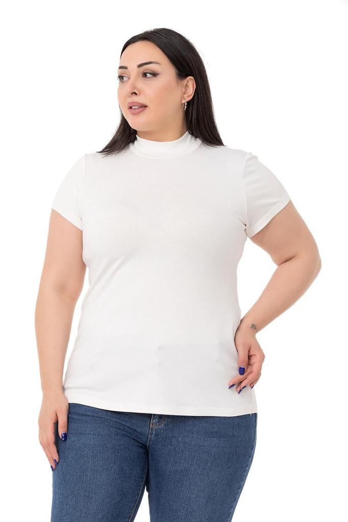 Женский стиль, боди большого размера, боди больших размеров, полуводолазка с коротким рукавом, вискозное боди изумрудного цвета