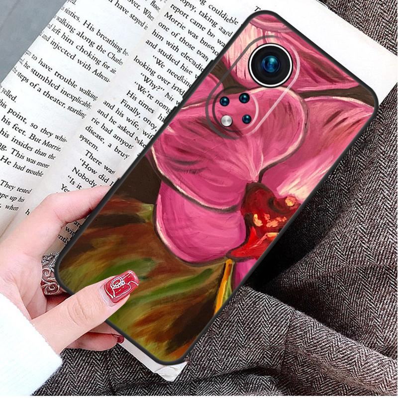 Цветной чехол с цветами орхидеи для Honor Magic 8 7 6 Pro Honor X9d X9c X9b X9a X8b X8c Win 50 70 90 200 400 Lite Чехол