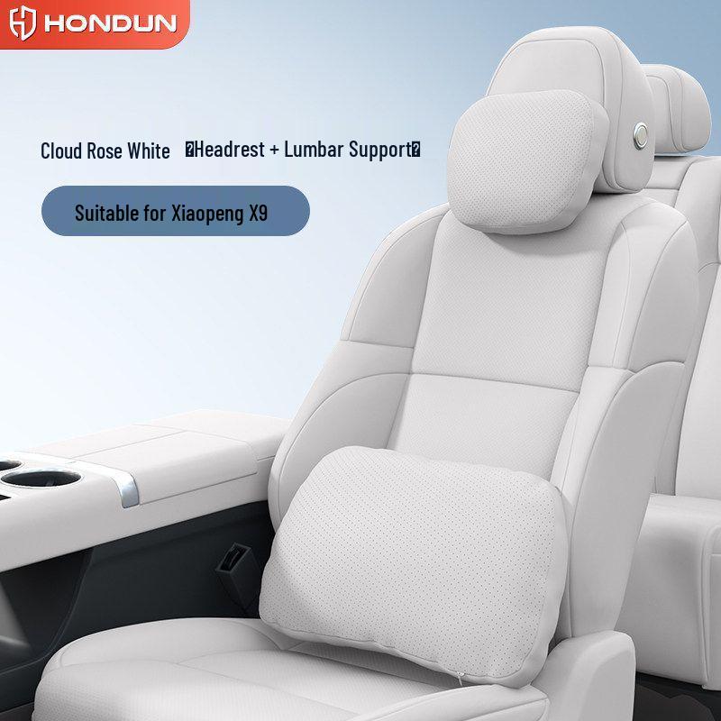 Xiaopeng X9 Headrest Lumbar & Neck Support Pillow - Car Interior Essential Accessory