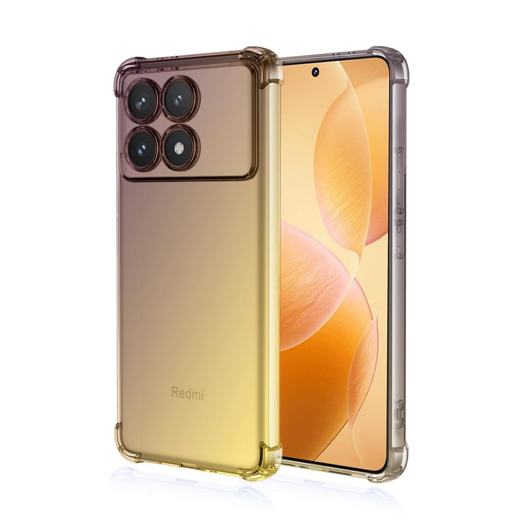 Прозрачный милый градиентный чехол для телефона, тонкий, устойчивый к царапинам, гибкий чехол из ТПУ, противоударный защитный чехол для Xiaomi Poco C31 F2 Pro F3 GT F4 F6 M5s X3 NFC