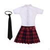 1:6th Student Girl Uniform Set Outfits For 12" TH Figures