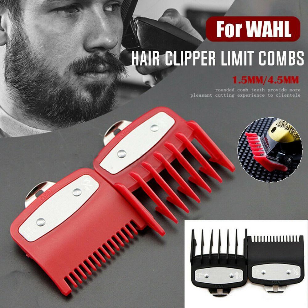 2PCS/Set Men Fashion Attachment Universal Guide Trimmer Guards Hair Clipper Limit Comb