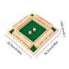 Wooden 4Players Shut The Box Dice Game Tabletop Family Parents Kids Board Games