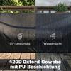 2-Seater Garden Swing Cover, Waterproof Protective Cover, Windproof and UV-Resistant, 420D Oxford Fabric