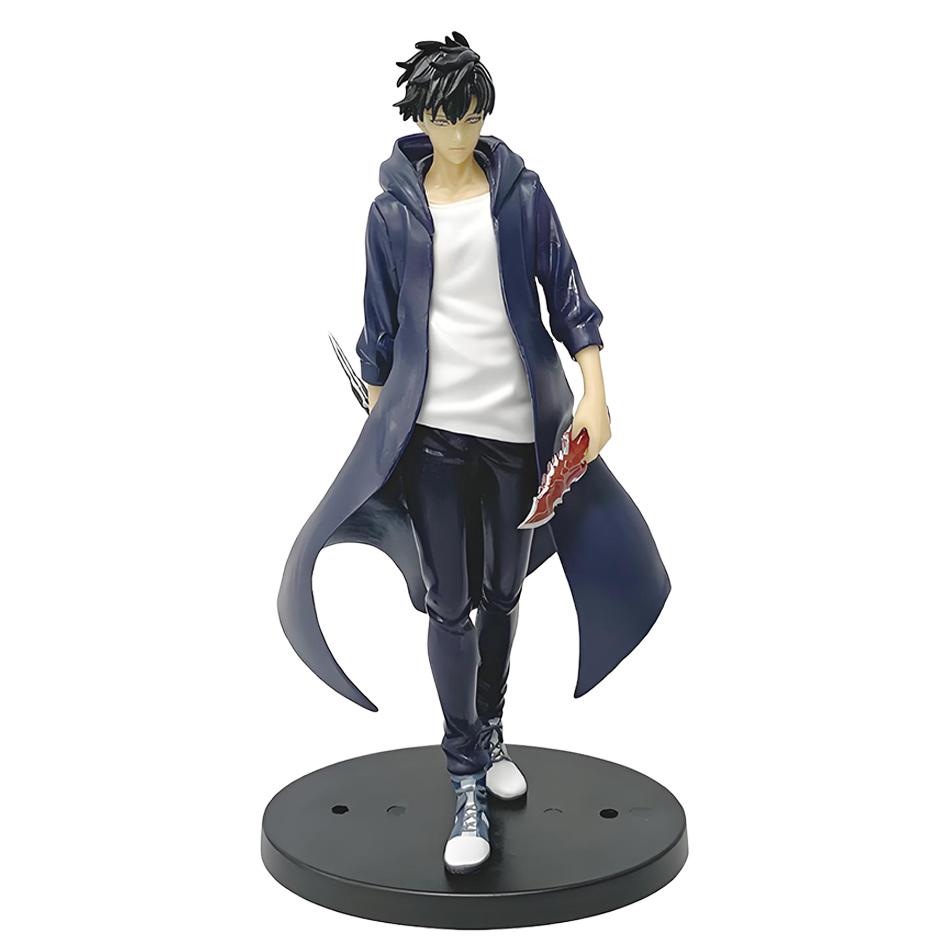 In Stock Solo Leveling (Anime Version) Figure -Sung Jinwoo Action Figure 21cm PVC Collect Model Figure Display Anime Merchandis