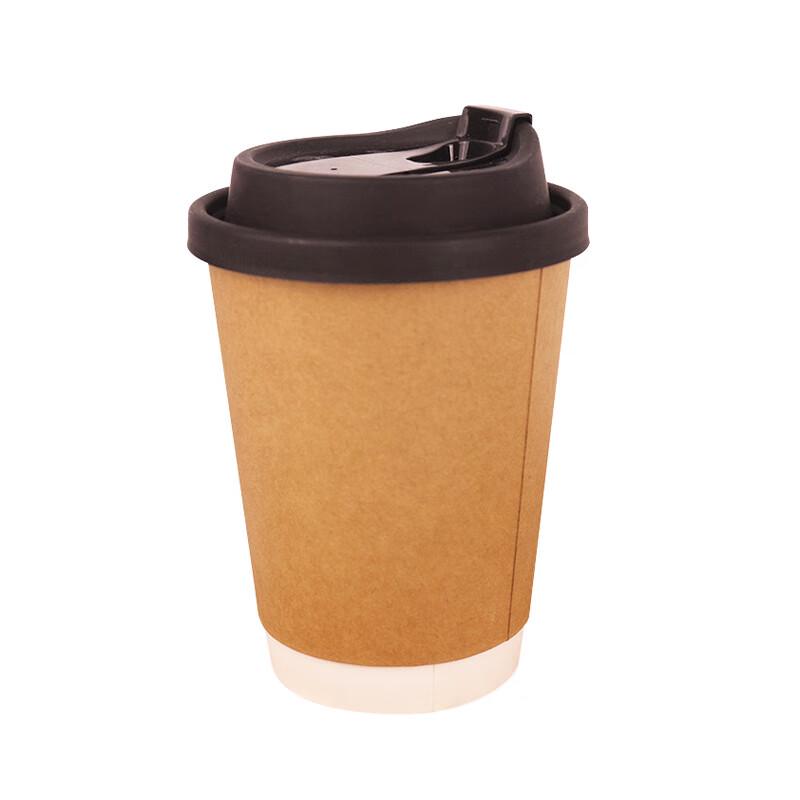 Disposable Double-Layer Kraft Paper Hot Drink Cups