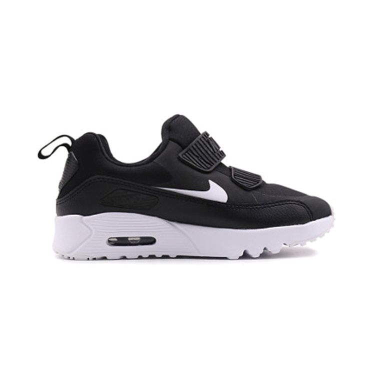 Nike Air Max Tiny 90 Retro Lightweight Running Shoes Kids Shoes Black White 881927-007
