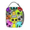 Игровые Insulated Lunch Bags с персонажами Sprunki, Большой контейнер для обеда, Термосумка, Сумка-тоут, Ланч-бокс для школы, пикника, Пенал-бенто