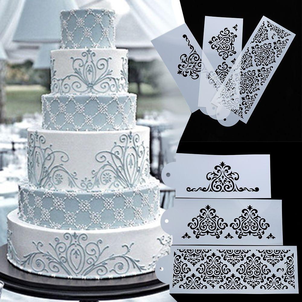 Making Baking Mould DIY Template Fondant Mold Cake Decorating Tool Cake Lace Border Cupcake Stencil