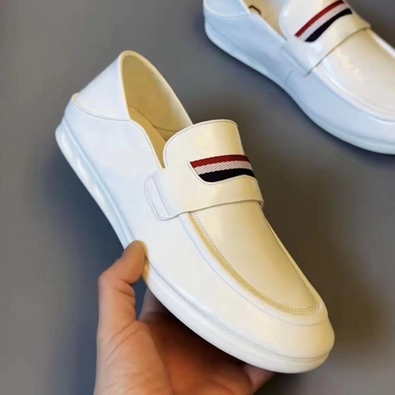 Туфли дуду мужские дышащие повседневные универсальные кожаные туфли весна новинка ленивые на одном педале мужской тренд