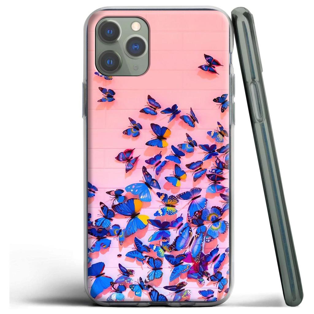 Силиконовый чехол с фантастической эстетикой бабочки для Apple iPhone 12 Mini 11 Pro SE XS X XR Max 8 7 6S 6 Plus 5S