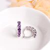 Exquisite Natural South African Amethyst Earrings 925 Sterling Silver Stylish Elegant Jewelry Gifts for Women and Girls