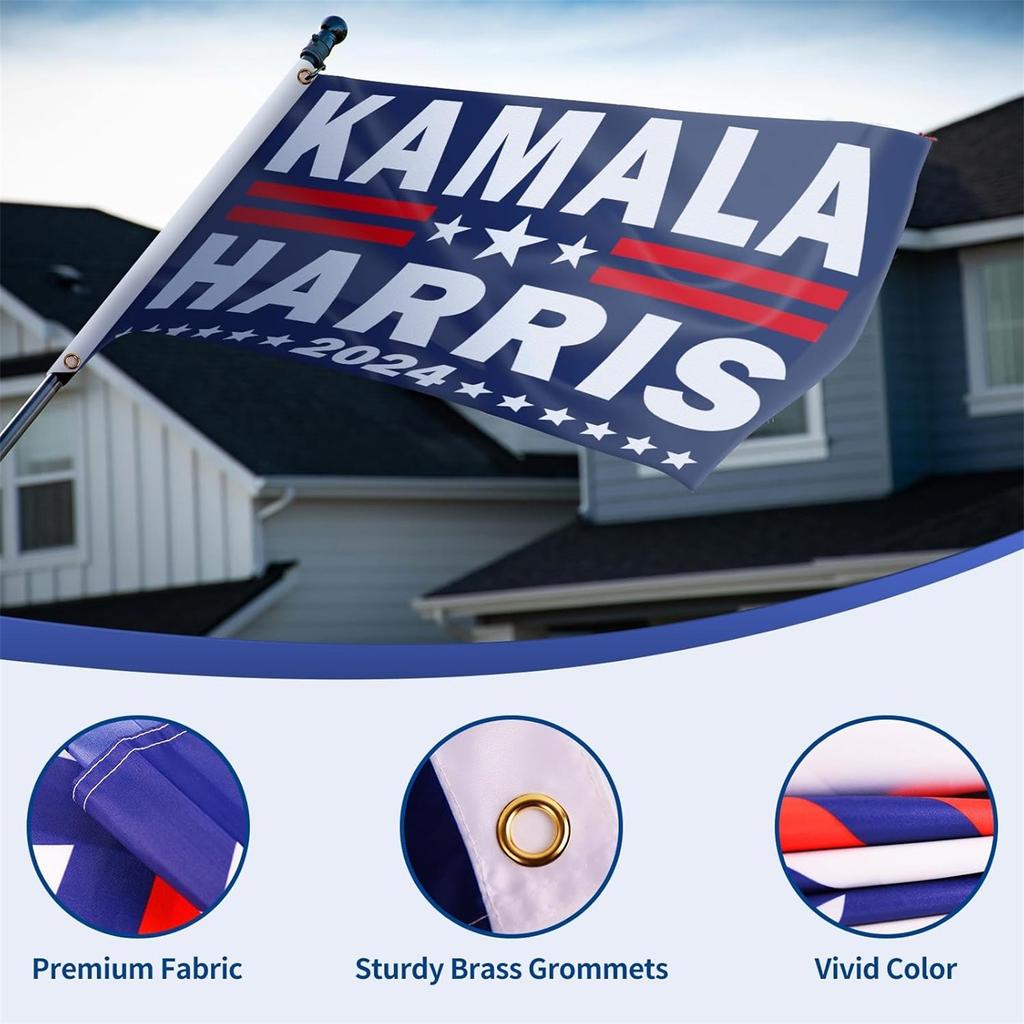 2024 Флаг 3x5 Одинарный уличный флаг гобеленовый подарок, нить с холщовым заголовком и латунными люверсами для