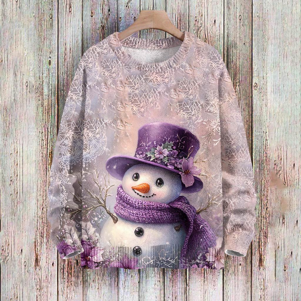 Christmas Sweatshirts For Women Knit Sweater Cute Shirt Fall Crewneck Pullover Tops