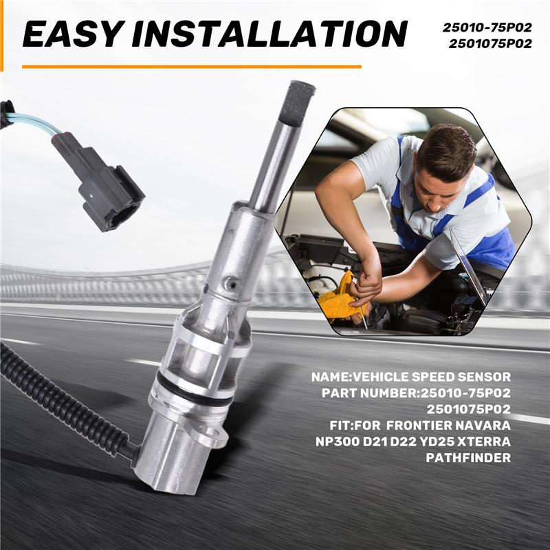 L10A 2501075P02 Vehicle Speed Sensor For Nissan Frontier Navara NP300 D21 D22 YD25 Xterra Pathfinder