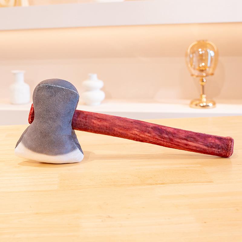 Realistic Hammer Stuffed Axe Plush Toys New Styles Simulation Filling Tool Doll Creative Pillow Creative Children Birthday Gifts