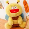 Funny Big Sausage Mouth Small Bee Doll For Children Boys And Girls Sleeping Birthday Gift Plush Toy Doll