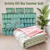 Summer Cotton Air Conditioning Quilt - Washable, Cool & Perfect for Gifting